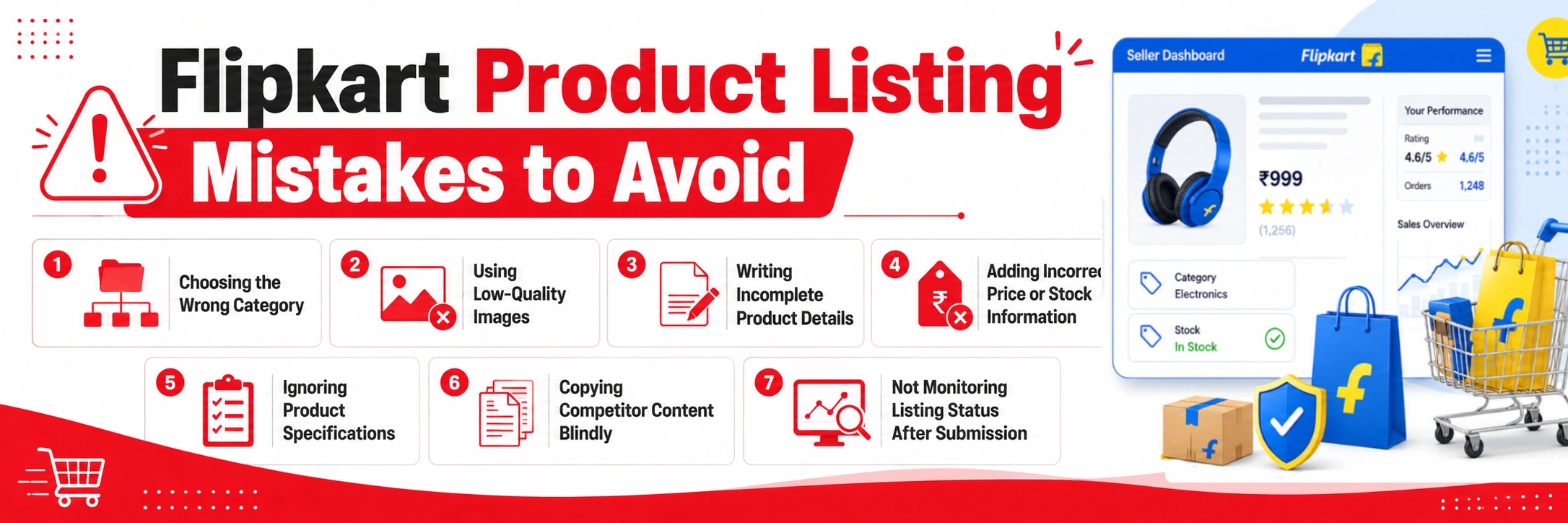 Common Mistakes to Avoid While Listing Products on Flipkart