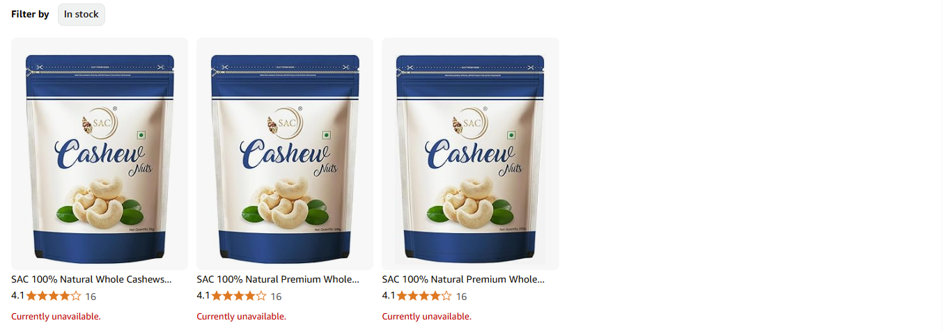 Cashew Products