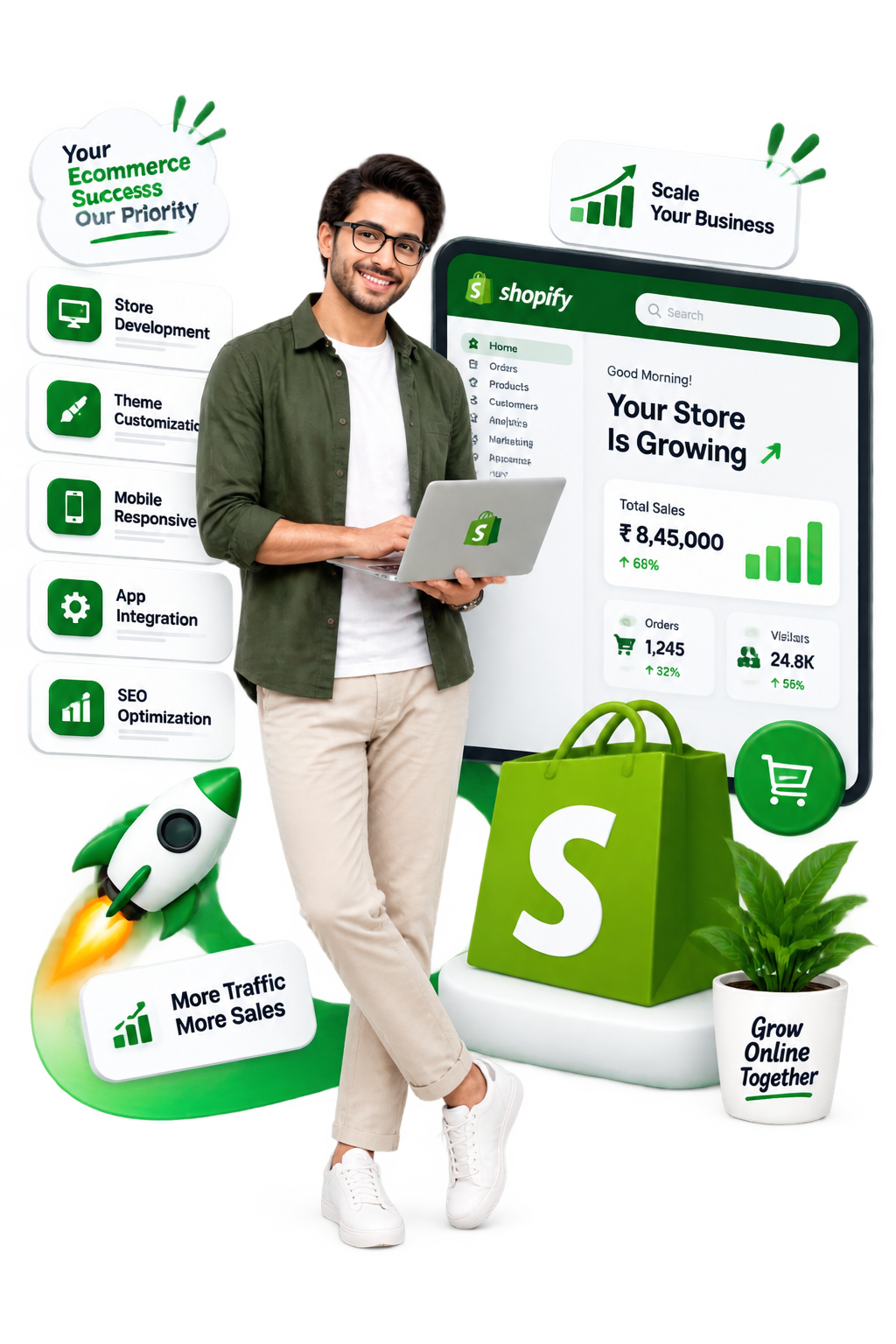 shopify website development services