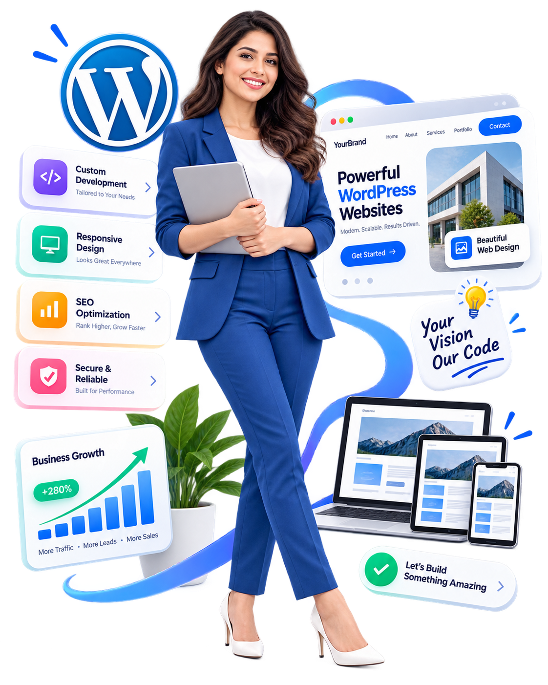 wordpress website development services